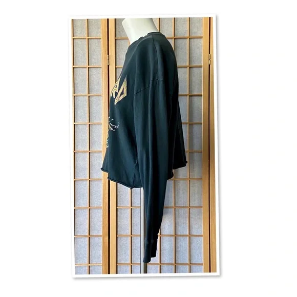 Daydreamer Def Leppard Crop Long Sleeve Tee - Picture 4 of 9